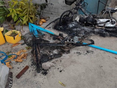 ހއ. އަތޮޅު ކައުންސިލް ނައިބް ރައީސްގެ ސައިކަލު ރޯކޮށް އަންދާލައިފި