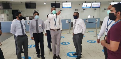 މާފަރު އެއާޕޯޓާއި ވީއައިއޭ ނިއުނޯމަލް އަށް ތައްޔާރުވި މިންވަރު އެސްއޯއީ ކޮމެޓީ އިން ބަލައިފި