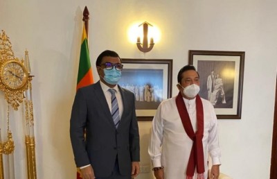 ރާއްޖޭގެ ސަފީރު ލަންކާގެ ބޮޑުވަޒީރާ ބައްދަލުކުރައްވައިފި