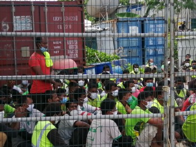 އެޗްއާރްސީއެމް އިން ހުޅުމާލޭ މުޒާހަރާގެ ކަންކަން ބަލަނީ