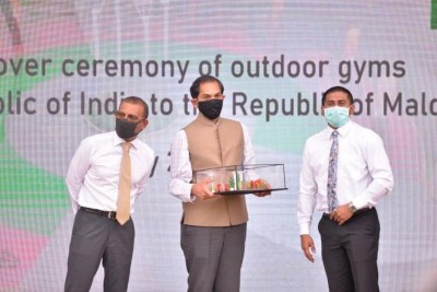 އިންޑިއާއިން 61 ރަށެއްގައި އަޅާ ޖިމްތައް ރަސްމީކޮށް ހަވާލުކޮށްފި