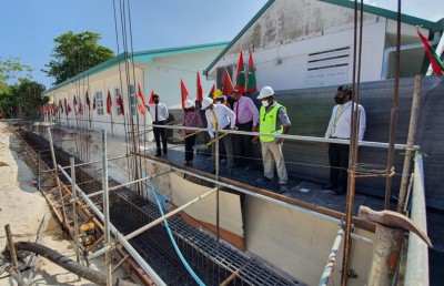 އުނގޫފާރު ހޮސްޕިޓަލްގެ އާ އިމާރާތުގެ ބިންގާ އަޅައިފި