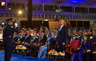 އިންތިހާބީ ރައީސްގެ އެދިވަޑައިގަތުމާ ހިލާފަށް ގިނަ އަދަދެއްގެ ފުލުހުންނަށް ޕްރޮމޯޝަން ދީފި