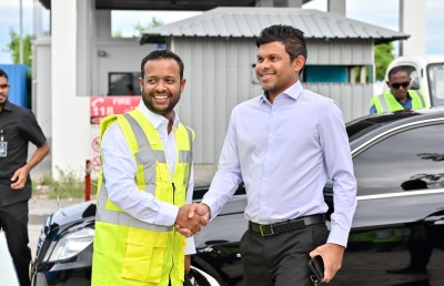 ރައީސް ޑރ. މުއިއްޒު ކެބިނެޓާ އެކު ފުރަތަމަ ފަހަރަށް ތިލަމާލެ ބްރިޖު ސައިޓަށް