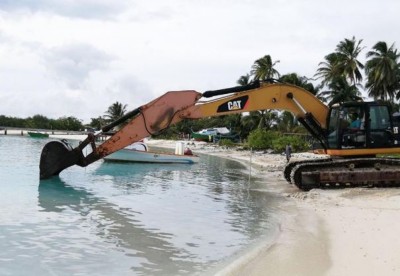 ރަކީދޫ ބަނދަރު ފުންކުރުމުގެ މަސައްކަތް ފަށައިފި