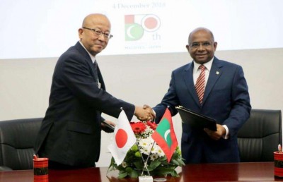 ޖަޕާނުން ރާއްޖެއަށް މެރިން ޕޮލިޔުޝަން ރެސްޕޮންސް އިކުއިޕްމެންޓް ހަދިޔާކޮށްފި