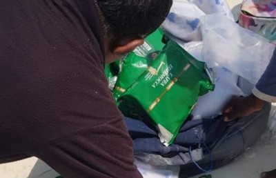 މަލިކު ބޭރުން ބޯޓުތަކެއް އަތުލި، 260 ކިލޯގެ ޑްރަގްސް ކަނޑަށް އުކާލި