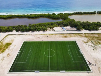 ކެނދިކުޅުދޫ ފުޓުބޯޅަ ދަނޑުގެ މަސައްކަތް ނިންމާލައިފި