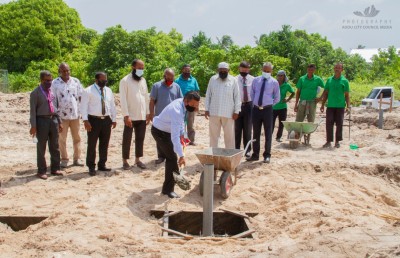 ހިތަދޫ ފްލެޓް ސަރަހައްދުގައި ވަގުތީ މިސްކިތެއް އިމާރާތްކުރަން ފަށައިފި