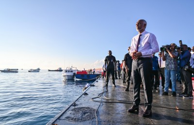 ބިން ހިއްކުމުގެ އެންމެ ބޮޑު މަޝްރޫއު ނިންމައި "ރަސްމާލެ"އިން ގެދޮރުގެ މައްސަލަ ދާއިމީކޮށް ހައްލުވާނެ: ރައީސް