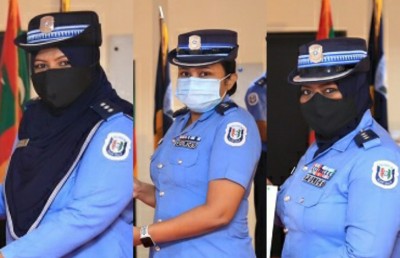 ފުލުހަށް ތާރީހީ ބަދަލެއް، ސުޕްރިންޓެންޑެންޓުގެ ރޭންކަށް ފުރަތަމަ ފަހަރަށް އަންހެން އޮފިސަރުން