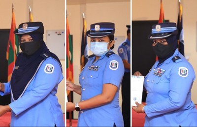 ފުލުހުންގެ އިސް ސަފަށް އަންހެނުން މުހިންމު: ރައީސް
