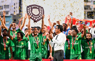 މާޒިޔާ އިން ފަސްވަނަ ފަހަރަށް ދިވެހި ޕްރިމިއާ ލީގު ކާމިޔާބު ކޮށްފި