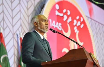 ގާނޫނީ ސަރުކާރަށް ލޮޅުން އަރުވައިލުމަކީ މުޅި ގައުމަށް ގައްދާރުވުން: ރައީސް
