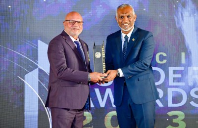 އިމާރާތްކުރުމުގެ ދާއިރާ އަށް ކުރެއްވި ހިދުމަތަށް މަސީގެ އެންމެ މަތީ ޝަރަފު ރައީސް ޑރ. މުއިއްޒަށް