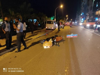 މާލޭގައި ނުރައްކާތެރި އެކްސިޑެންޓެއް ހިނގައި އަންހެނެއްގެ ހާލު ސީރިއަސް