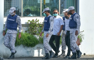 ޔާމީން، ފުލުހުންގެ ތަހުގީގަށް މާލެ ގެނެސްފި