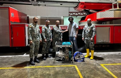 ފެން ހިންދުމުގެ މަސައްކަތަށް އެހީވާން އެލިއާ އިން ފެން ޕަމްޕެއް ހަދިޔާކޮށްފި