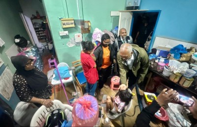 ވިއްސާރައިގައި ގެއްލުން ލިބުނު ގޭގެ އަށް ރައީސް ވަޑައިގެން، ހާލަތު ބައްލަވާލައްވައިފި