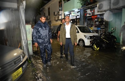 ވިއްސާރައިގައި ގެއްލުން ލިބުނު ގޭގެ އަށް ރައީސް ވަޑައިގެން، ހާލަތު ބައްލަވާލައްވައިފި