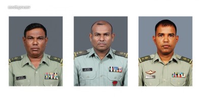ސިފައިންގެ ތިން އޮފިސަރަކަށް މަގާމުގެ ކުރިއެރުން ދީފި