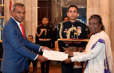 މަލާމާތާ ގުޅިގެން ރާއްޖޭގެ ސަފީރު އިންޑިއާގެ އެކްސްޓާނަލް އެފެއާޒް މިނިސްޓްރީއަށް ހާޒިރުކުރަނީ