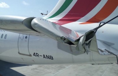 އެއާޕޯޓުގައި ހާދިސާއެއް ހިނގައި ސްރީލަންކަންގެ މަތިންދާބޯޓަކަށް ގެއްލުންވެއްޖެ