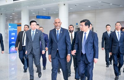 ޗައިނާގެ ނޫސްތަކުން ބުނަނީ ރައީސް މުއިއްޒުގެ ދަތުރުފުޅުން އިންޑިއާއަށް ބިރެއް ނެތް ކަމަށް