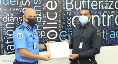 ފޭރުން ހުއްޓުވި ގާޑުގެ އަގު ފުލުހުން ވަޒަންކޮށްފި
