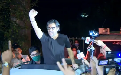 އިންޑިއާގެ ރިޕަބްލިކް ޓީވީގެ ޗީފް އެޑިޓަރު އަރުނަބު ގޮސްވާމީ ދޫކޮށްލައިފި