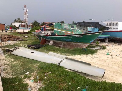 ދ. މީދޫ ކައިރިން ފްލައިޓެއްގެ ފިޔަގަނޑެއްގެ ބައެއް ފެނިއްޖެ