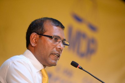 އަލީ ވަހީދަށް "ބޮޑު ދައުވާއެއް" ކުރާތީ ރައީސް ނަޝީދު ކަންބޮޑުވެއްޖެ