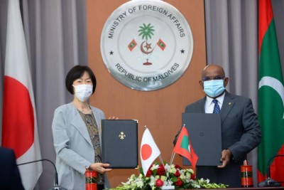 ޖަޕާން ސަރުކާރުން ރާއްޖޭގެ ކޯސްޓުގާޑަށް 117 މިލިއަން ރުފިޔާ ހަދިޔާކޮށްފި