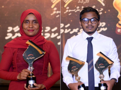 ނޫސްވެރިކަމުގެ ފަހުރުވެރި އެވޯޑްތަކެއް ސަންގެ މުޒައްޔިންނާއި ޝަފްނާއަށް
