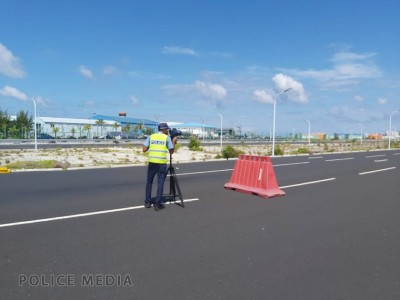 މާލެ-ހުޅުމާލެ ހައިވޭގައި އެކްސިޑެންޓެއް ހިނގައިފި