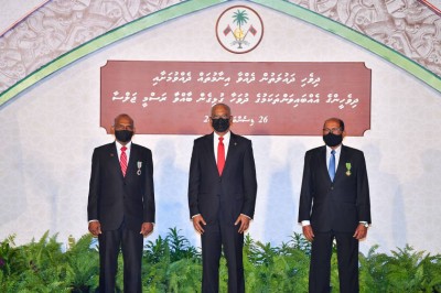 ދިވެހި ދައުލަތުގެ އިއްޒަތް ބަދުރު ނަސީރަށާއި އިބްރާހިމް އިސްމާއިލަށް އަރުވައިފި