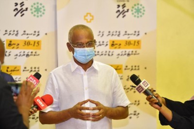 އަމާޒަކީ ހަ މަސް ތެރޭ އެންމެންނަށް ކޮވިޑް ވެކްސިން ދިނުން: ރައީސް