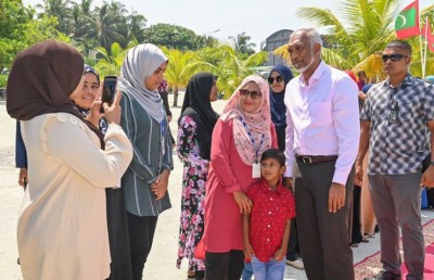 ފަސް އަހަރު ތެރޭ ހުރިހާ ރަށަކަށް ދެ ފަހަރަށް ދާނަން: ރައީސް