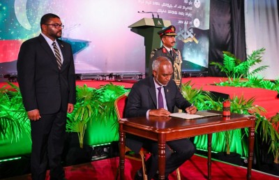 ގިނައީ ތުރުކީން ހިލޭ ހަދިޔާކުރި އާލަތްތައް، ކުރިއަށް އޮތް ތަނުގައި ވަސީލަތްތައް އިތުރުވާނެ: ރައީސް