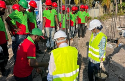 ޓޫރިޒަމް ދާއިރާއަށް ހާއްސަކޮށް ތުލުސްދޫގައި ހަދާ ޕޮލިޓެކްނިކް އިމާރާތުގެ މަސައްކަތް ފަށައިފި