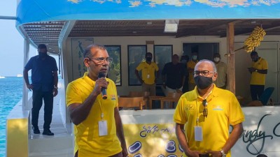 ހަތަރު މޭޔަރުންނާއެކު 1،000 ގޮނޑި އެމްޑީޕީން ނަގާނެ: ރައީސް ނަޝީދު