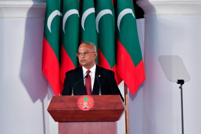 ރައީސް ސޯލިހު މިރޭ ގައުމާ މުހާތަބު ކުރައްވަނީ