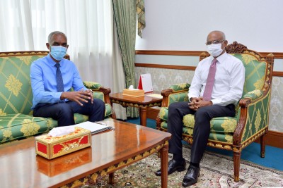 ރައީސް ސޯލިހު މާލޭގެ މޭޔަރާ ބައްދަލު ކުރައްވައިފި