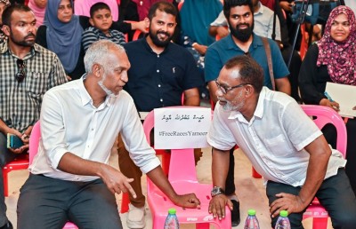ޔާމީންގެ ފޮޓޯ އާއި ހުސްގޮނޑި ނުލައި ރައީސް މުއިއްޒުގެ ބޮޑު ކާމިޔާބީ