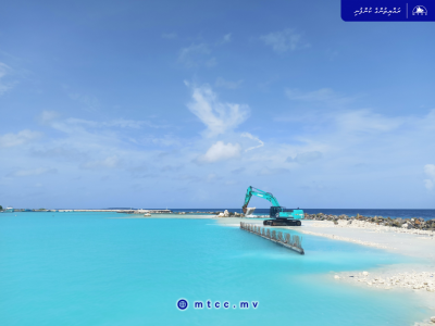 އިހަވަންދޫ ބަނދަރު މަސައްކަތުގެ 50 ޕަސަންޓު ނިންމައިފި