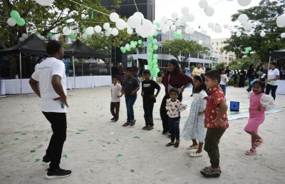 ޓްރީޓޮޕްއިން ކުޑަކުދިންގެ ހަވީރެއް ބާއްވައިފި