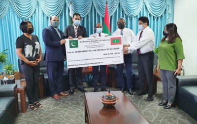 ކޮވިޑާ ދެކޮޅަށް ރާއްޖެއިން ކުރާ މަސައްކަތަށް ޕާކިސްތާނުން 5.9 މިލިއަން ރުފިޔާގެ އެހީ
