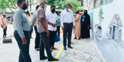 މާލެ ސިޓީ ކައުންސިލުން ތަރައްގީކުރި ބޮޑުގޭ ޕާކިން ޒޯން ހުޅުވައިފި