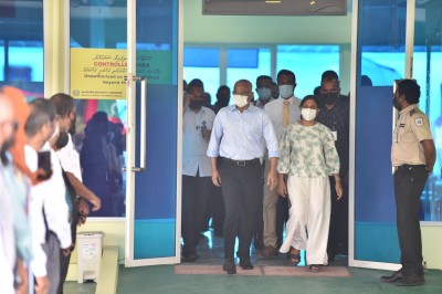 ރައީސް ސޯލިހު ކުޅުދުއްފުށި ސިޓީއަށް ވަޑައިގެންފި