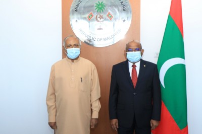 ލަންކާ ސަފީރު ފޮރިން މިނިސްޓަރު ޝާހިދު އަރިހަށް ވަދާއީ ޒިޔާރަތް ކުރައްވައިފި